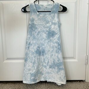 NWOT GAP Kids Girls Large Blue and White Dress